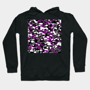 Purple Camo pattern digital Camouflage Hoodie